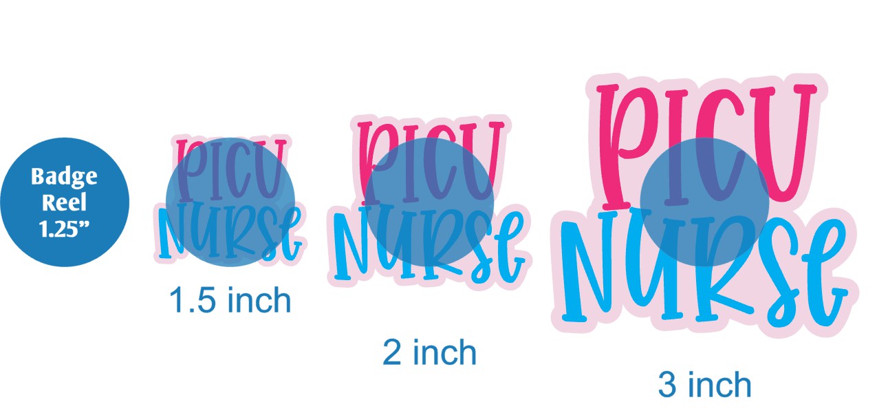 PICU Nurse - Acrylic Shape #241