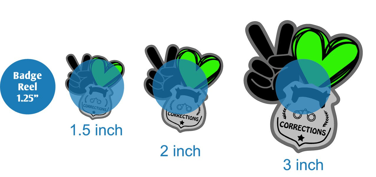 Peace Love Corrections - Acrylic Shape #1429