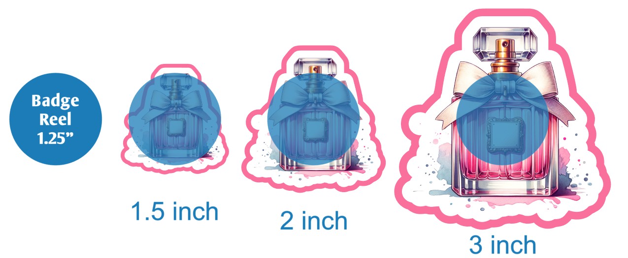 Perfume Bottle - DECAL AND ACRYLIC SHAPE #DA02370