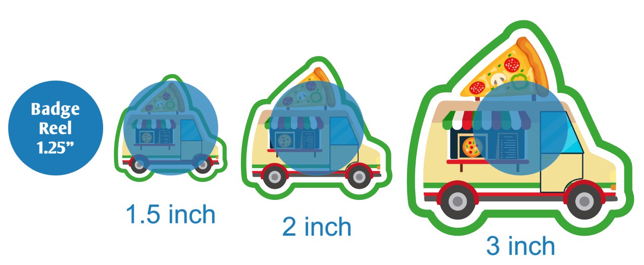 Pizza Food Truck - DECAL AND ACRYLIC SHAPE #DA02389