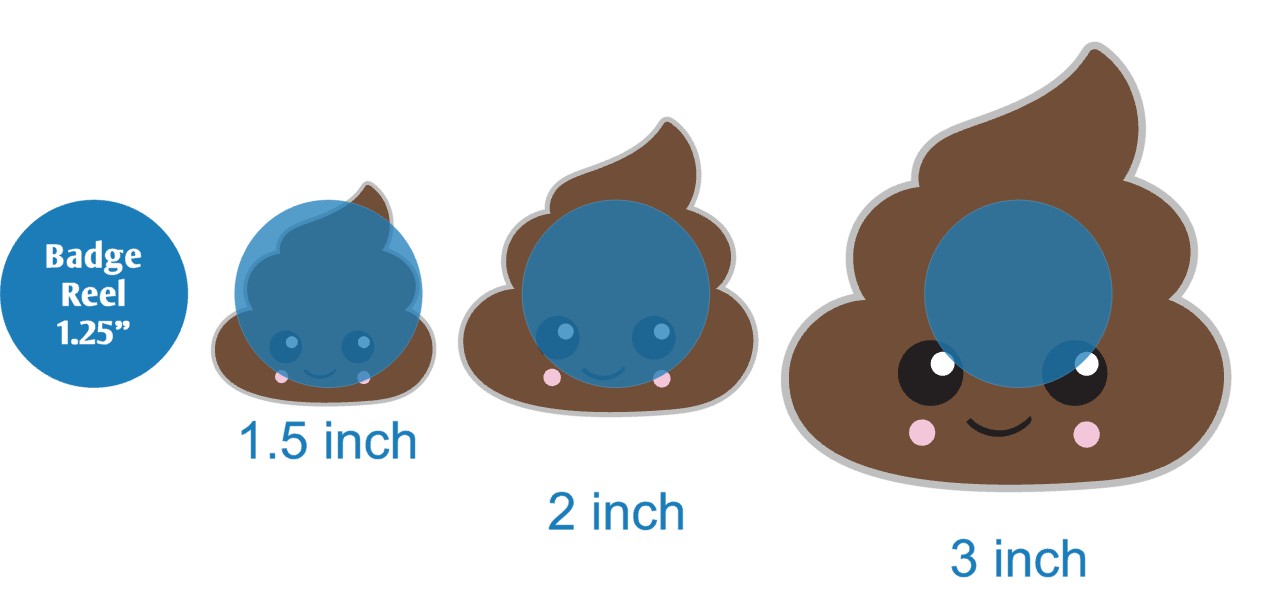 Poop Emoji - Acrylic Shape #548