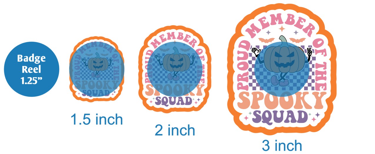 Proud Member Of The Spooky Squad - DECAL AND ACRYLIC SHAPE #DA02794