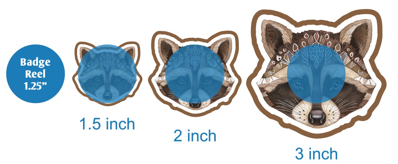 Raccoon Boho - DECAL AND ACRYLIC SHAPE #DA02410