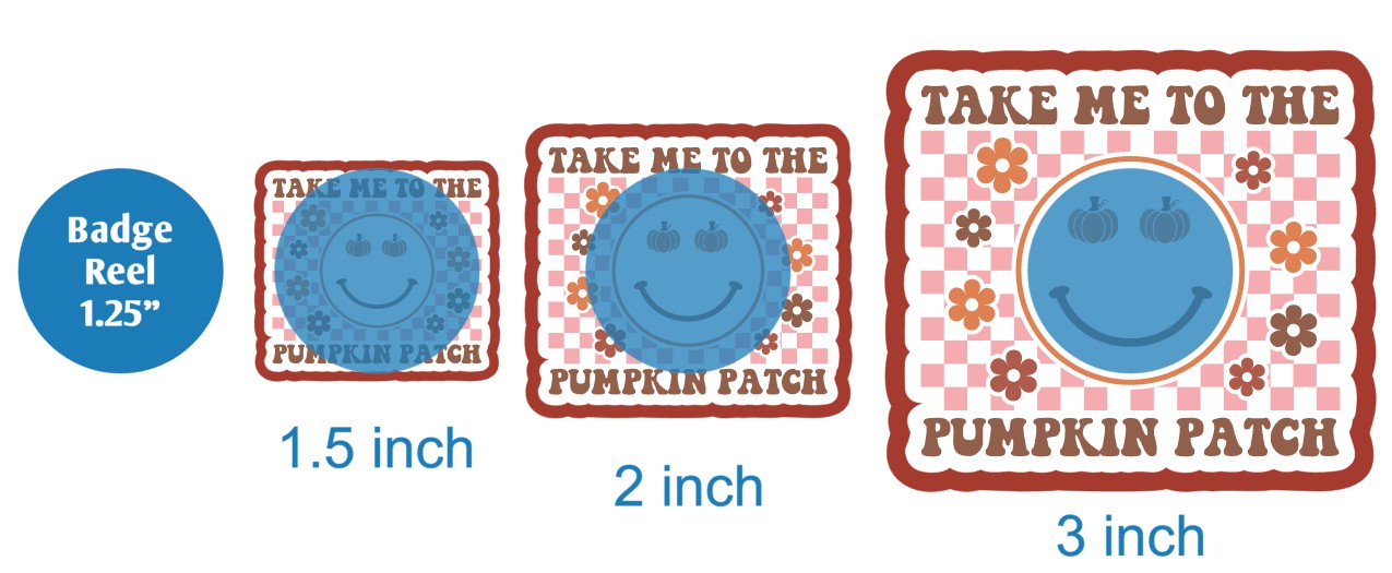 Smiley Take Me To The Pumpkin Patch - DECAL AND ACRYLIC SHAPE #DA02710