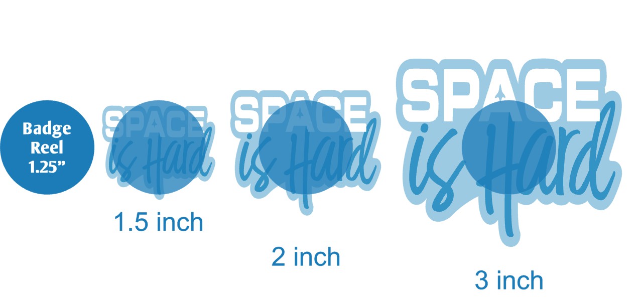 Space is Hard - Acrylic Shape #748