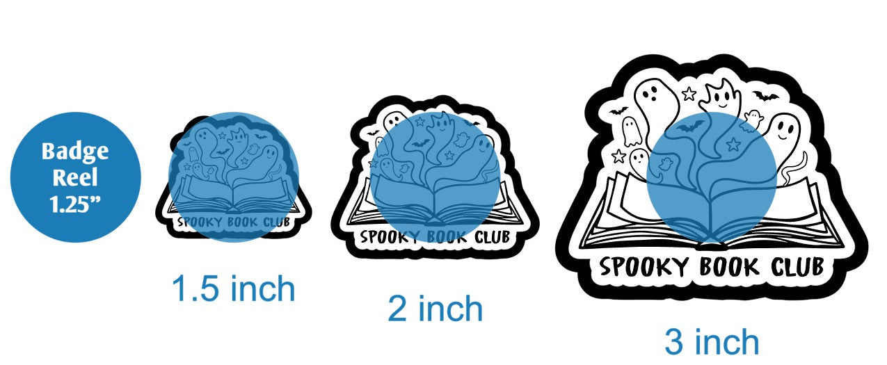 Spooky Book Club - DECAL AND ACRYLIC SHAPE #DA02795