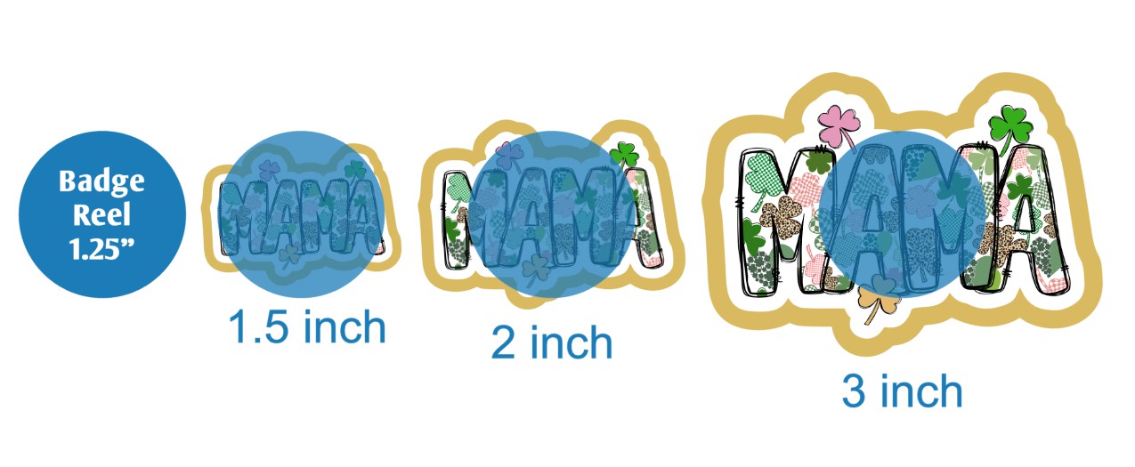 St Patricks Day Shamrock Mama - DECAL AND ACRYLIC SHAPE #DA03603