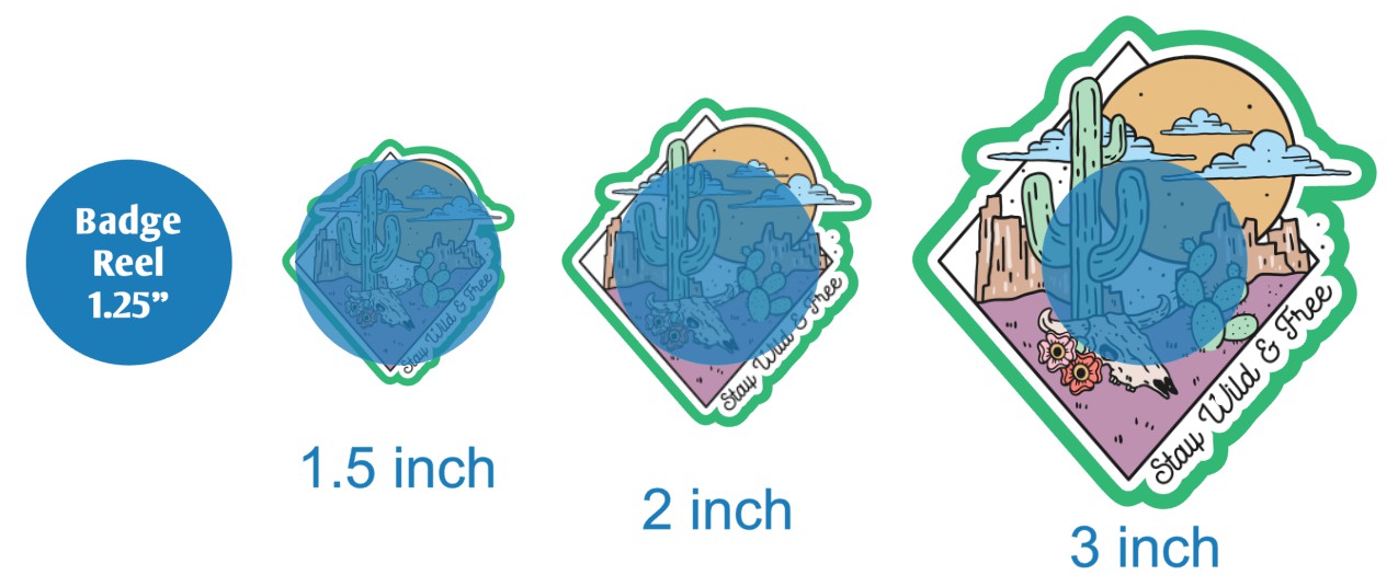 Stay Wild and Free - DECAL AND ACRYLIC SHAPE #DA02663