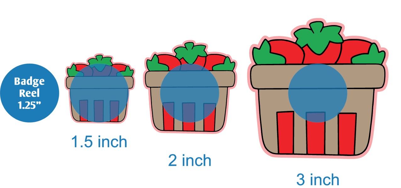 Strawberry Crate - Acrylic Shape #1488