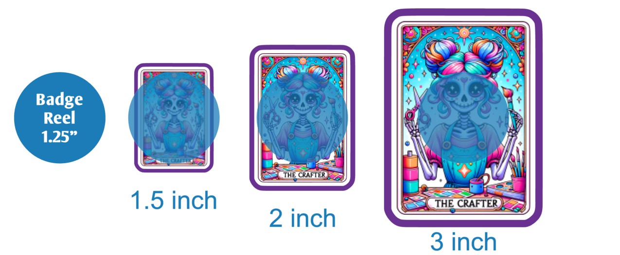 The Crafter Tarot Card - DECAL AND ACRYLIC SHAPE #DA02673