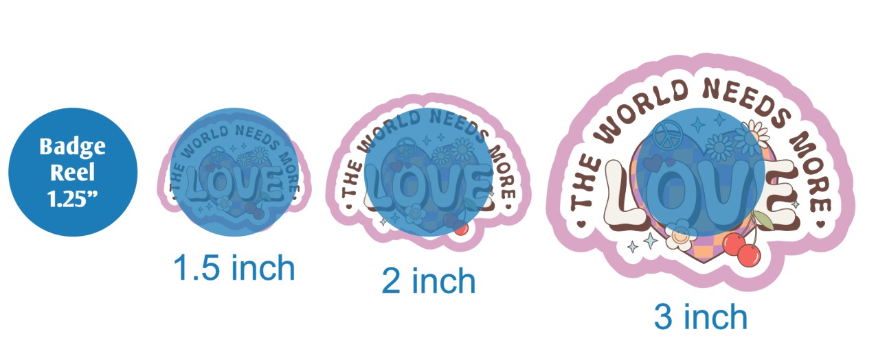 The World Needs More Love - DECAL AND ACRYLIC SHAPE #DA03522