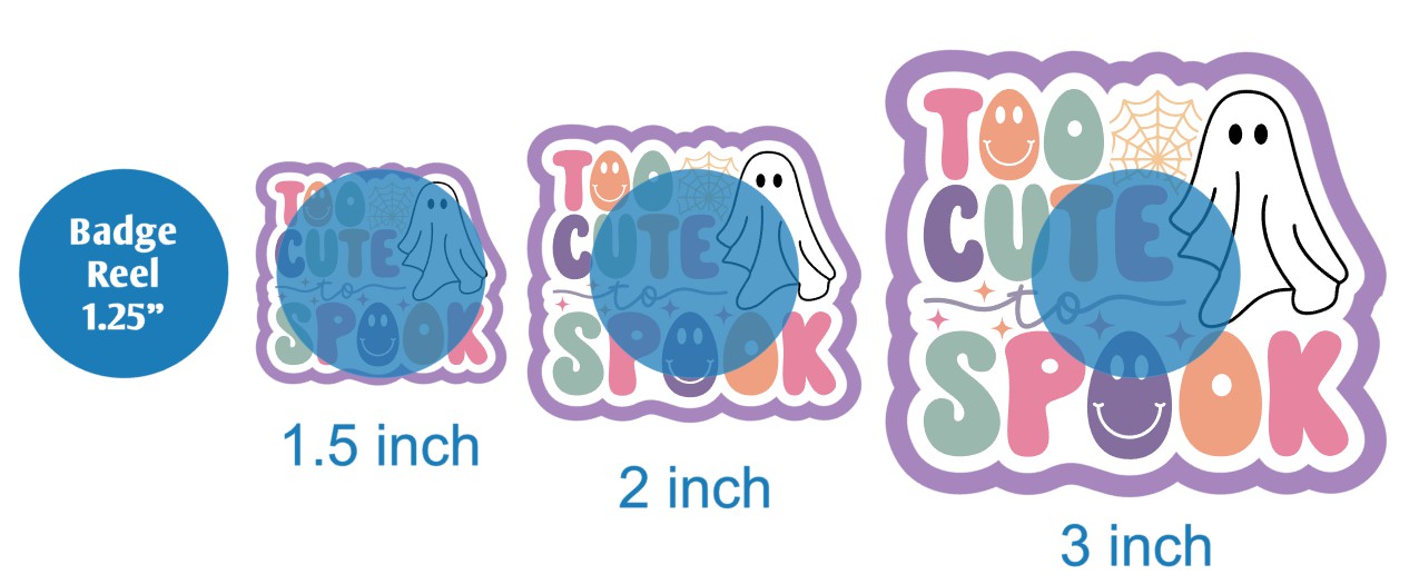 Too Cute To Spook - DECAL AND ACRYLIC SHAPE #DA02798