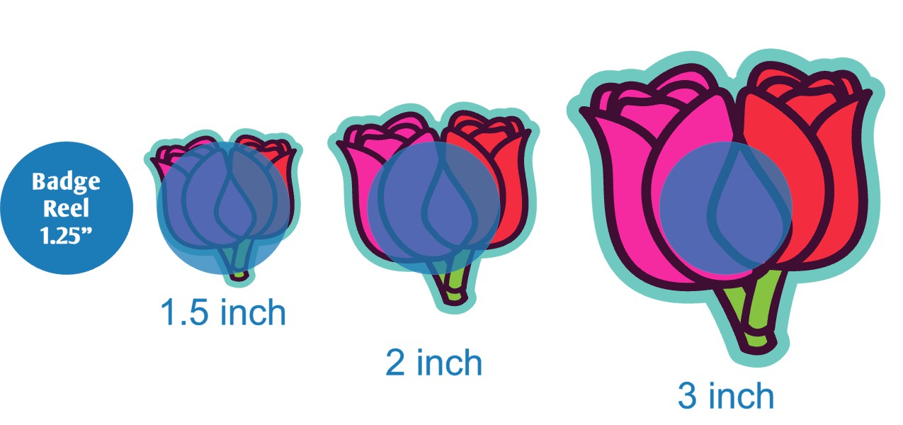 Tulips - Acrylic Shape #1239
