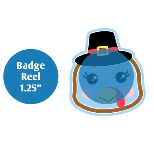 Turkey Shaker - DECAL AND ACRYLIC SHAPE #DA02335