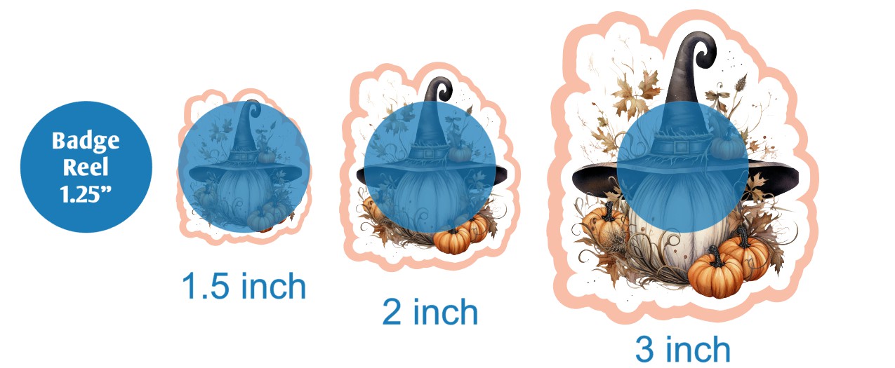 Vintage Boho Pumpkin with Witch Hat - DECAL AND ACRYLIC SHAPE #DA02316