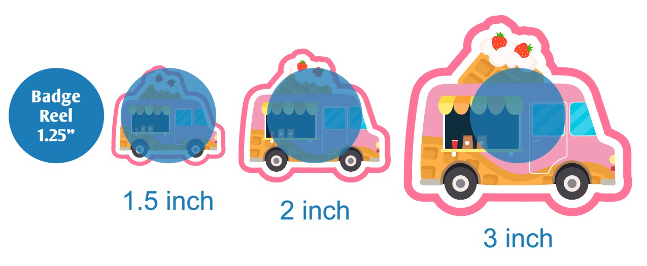 Waffle Food Truck - DECAL AND ACRYLIC SHAPE #DA02390