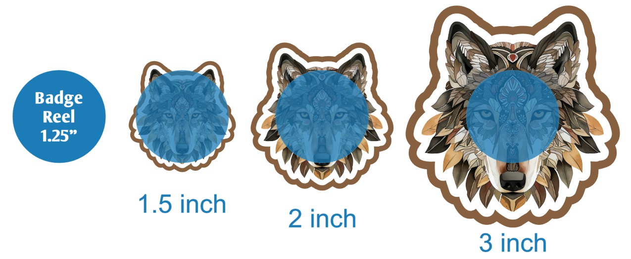 Wolf Boho - DECAL AND ACRYLIC SHAPE #DA02408