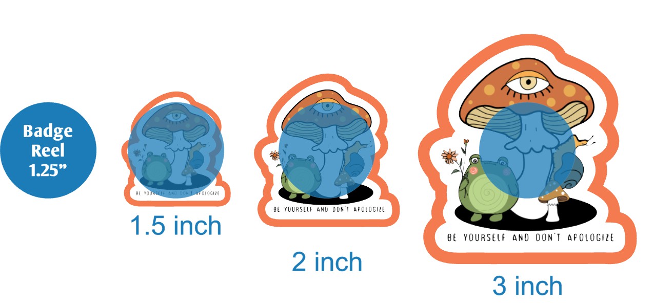 Be Yourself and Dont Apologize Frog - DECAL AND ACRYLIC SHAPE #DA03640