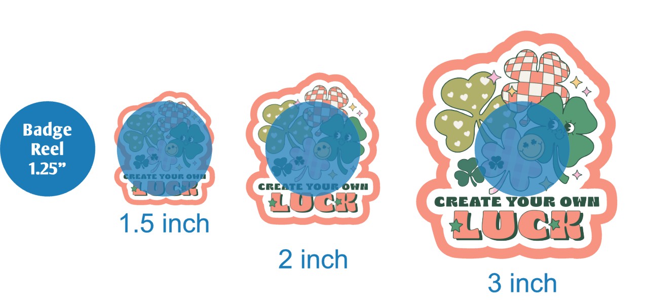 Create Your Own Luck St Patricks Day - DECAL AND ACRYLIC SHAPE #DA03592