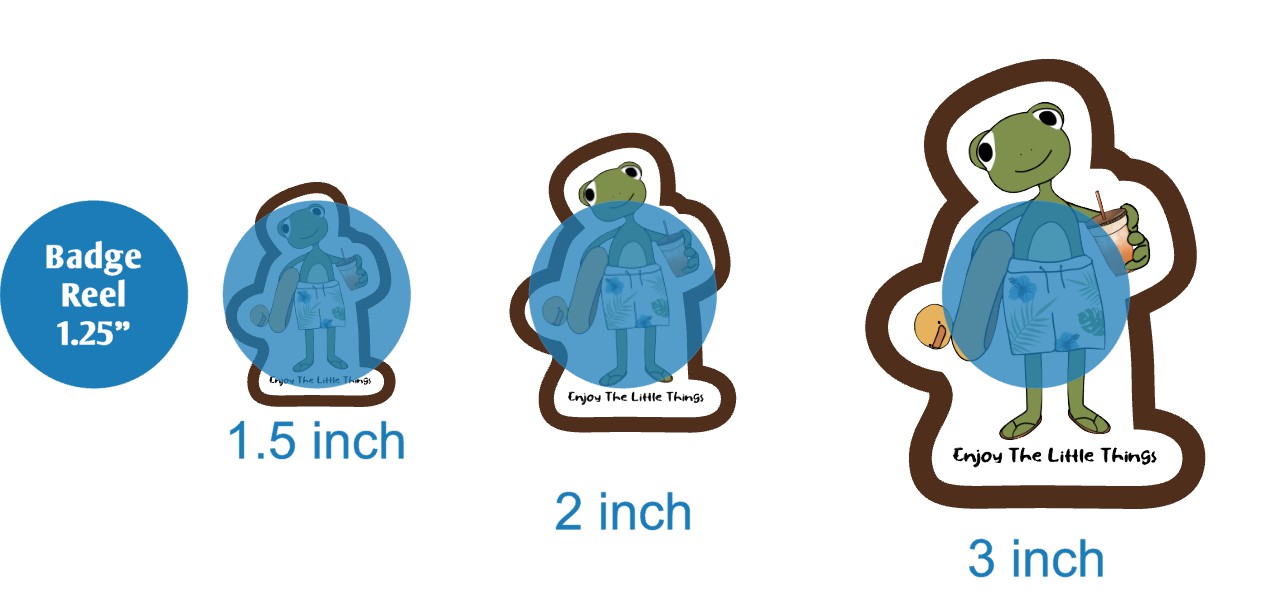 Enjoy The Little Things Frog - DECAL AND ACRYLIC SHAPE #DA03661
