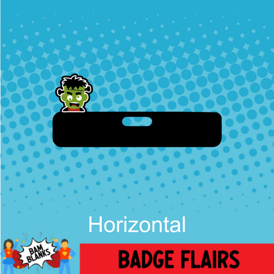 Frankenstein - BADGE FLAIR DECAL AND ACRYLIC SHAPE #BF0032
