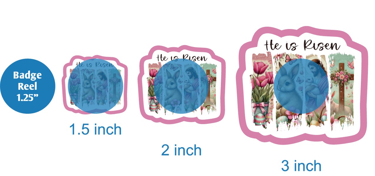 He is Risen Collage - DECAL AND ACRYLIC SHAPE #DA03669