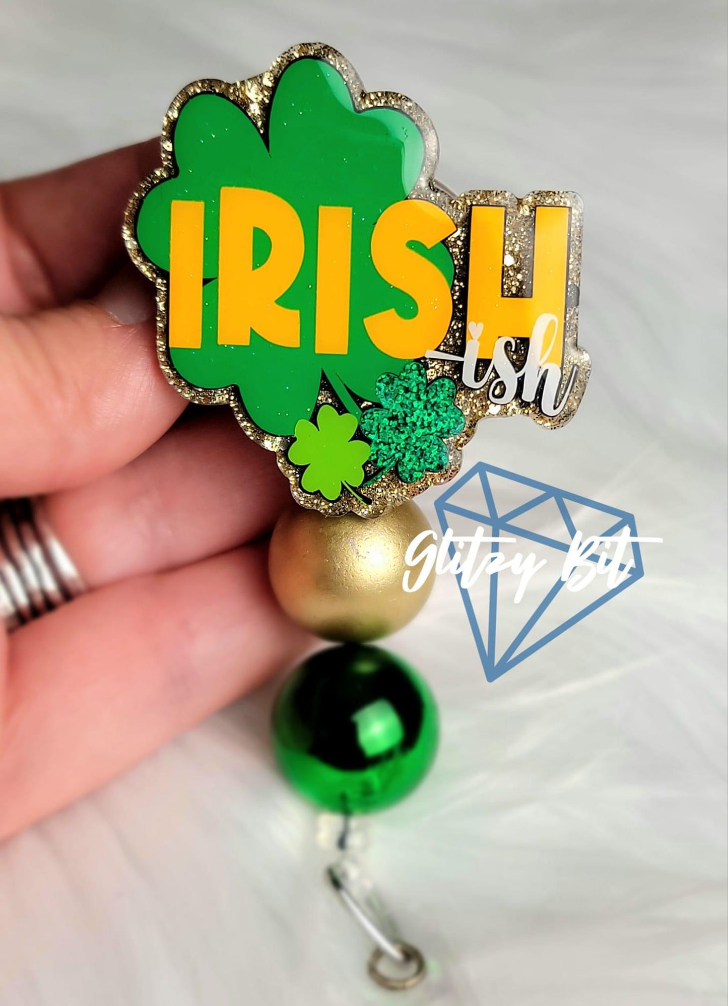 Irish-ish - Acrylic Shape #1938