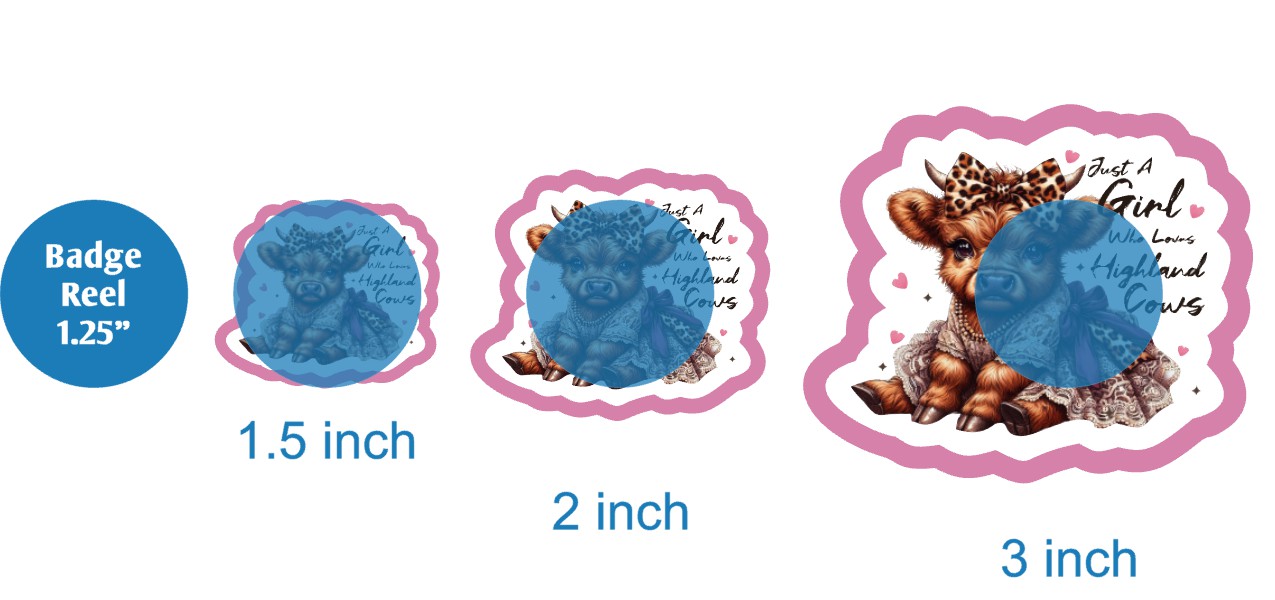 Just A Girl Who Loves Highland Cows - DECAL AND ACRYLIC SHAPE #DA03676