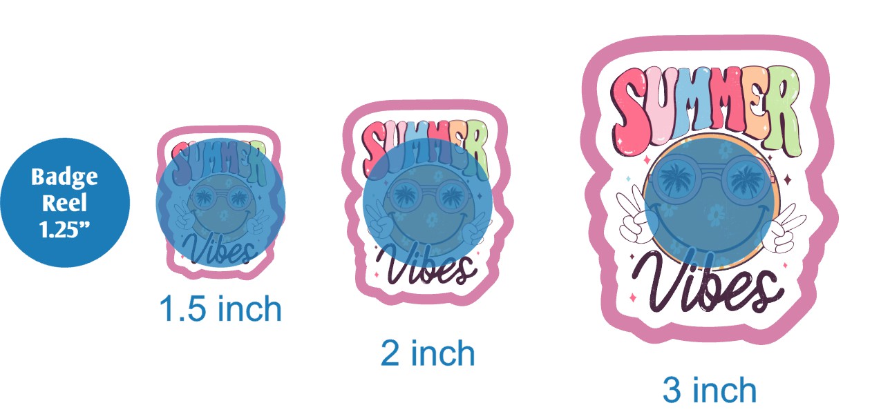 Summer Vibes Palm Trees - DECAL AND ACRYLIC SHAPE #DA03695