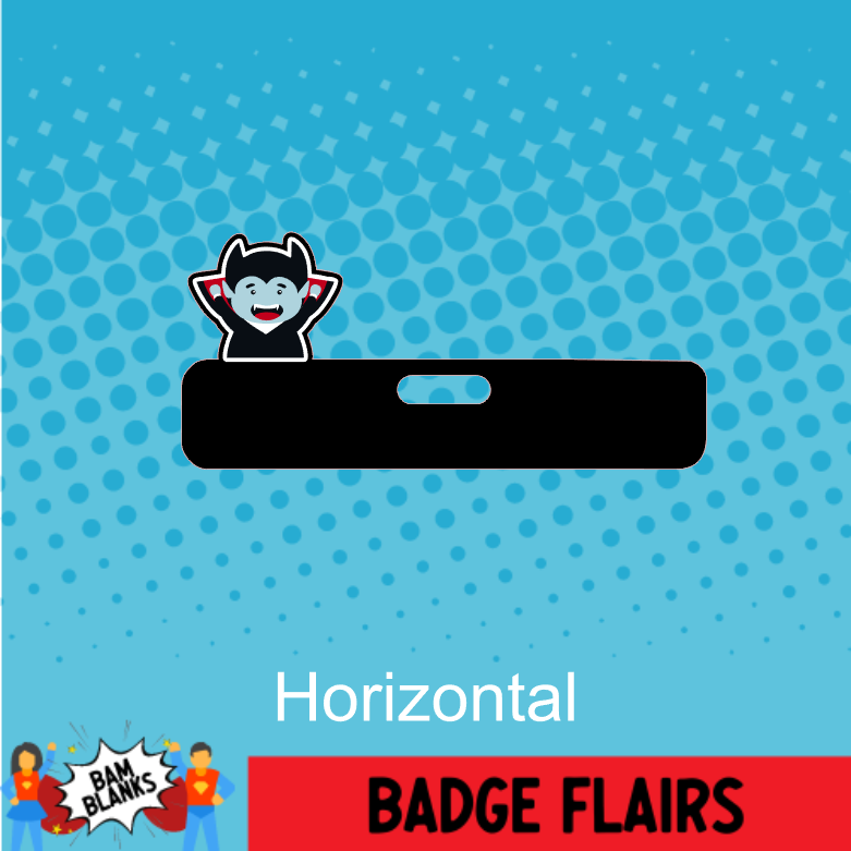 Vampire - BADGE FLAIR DECAL AND ACRYLIC SHAPE #BF0029