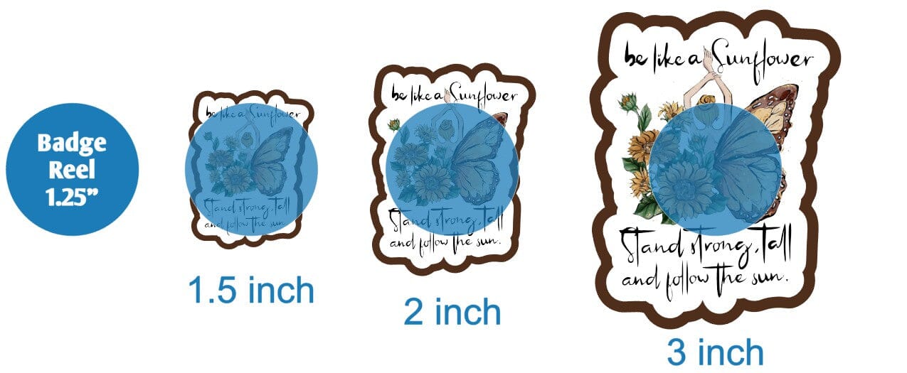 Be Like A Sunflower - DECAL AND ACRYLIC SHAPE #DA01596