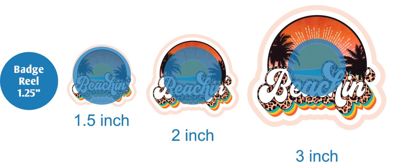 Beachin - DECAL AND ACRYLIC SHAPE #DA02088