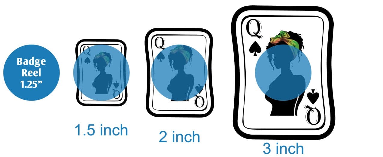 Black Queen Card - DECAL AND ACRYLIC SHAPE #DA01979