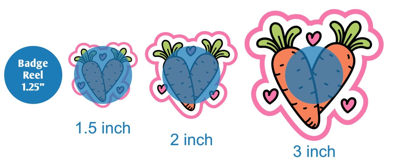 Carrots and Hearts - DECAL AND ACRYLIC SHAPE #DA01995