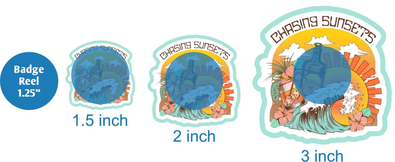 Chasing Sunsets - DECAL AND ACRYLIC SHAPE #DA02087