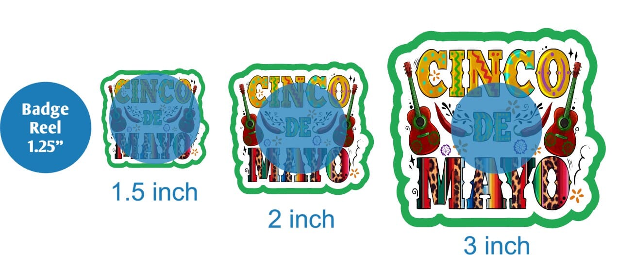 Cinco De Mayo Guitars - DECAL AND ACRYLIC SHAPE #DA02098
