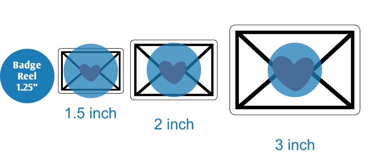 Closed Envelope with Heart - Acrylic Shape #371