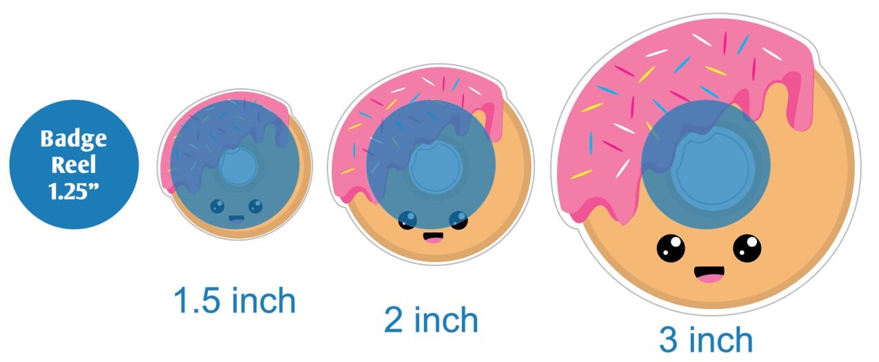 Donut Face - Acrylic Shape #1676