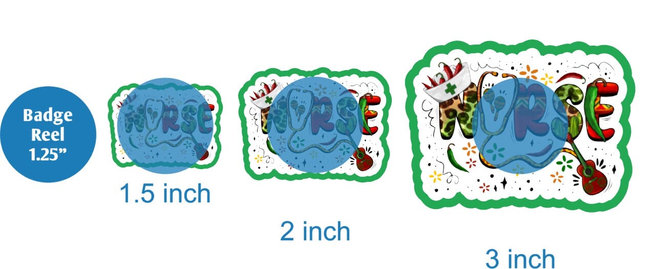 Fiesta Nurse - DECAL AND ACRYLIC SHAPE #DA02093