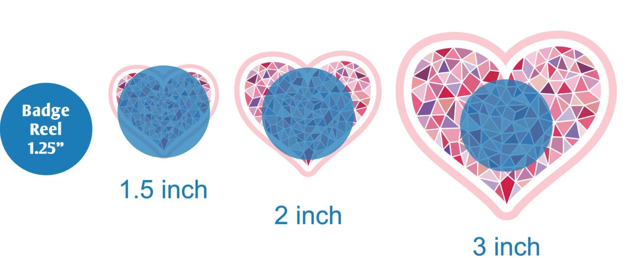 Geometric Heart - DECAL AND ACRYLIC SHAPE #DA01653