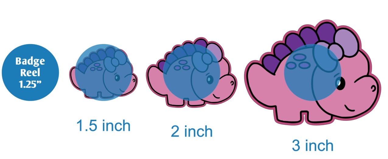 Girly Dino - Acrylic Shape #149