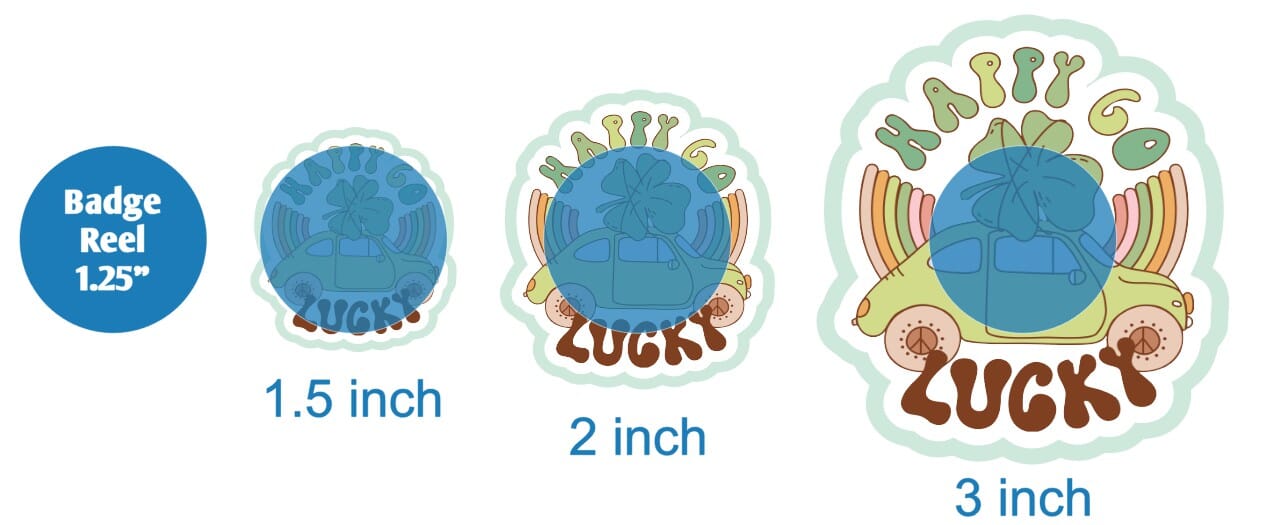 Happy Go Lucky Car - DECAL AND ACRYLIC SHAPE #DA01658