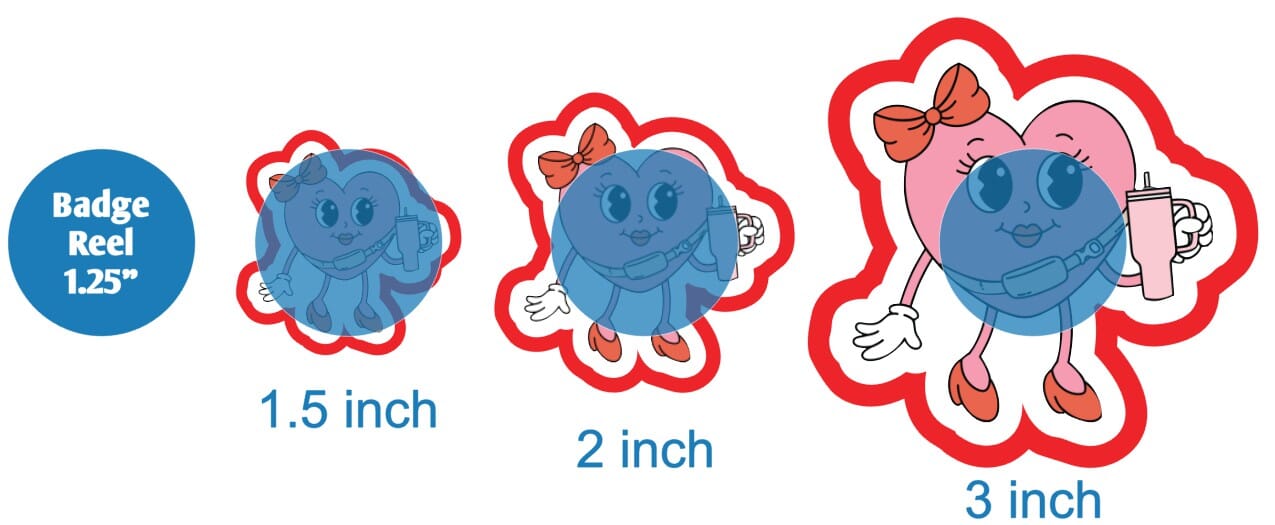 Heart Bougie - DECAL AND ACRYLIC SHAPE #DA01784