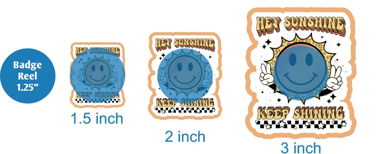 Hey Sunshine Keep Shining - DECAL AND ACRYLIC SHAPE #DA02047