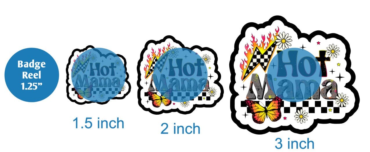 Hot Mama - DECAL AND ACRYLIC SHAPE #DA02030