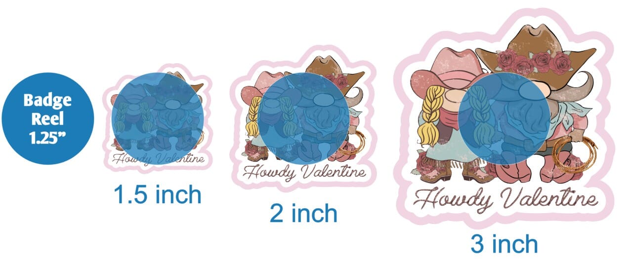 Howdy Valentine - DECAL AND ACRYLIC SHAPE #DA01611