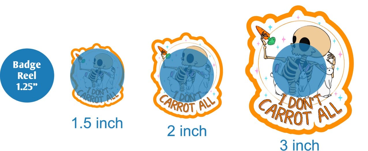 I Dont Carrot All - DECAL AND ACRYLIC SHAPE #DA01813