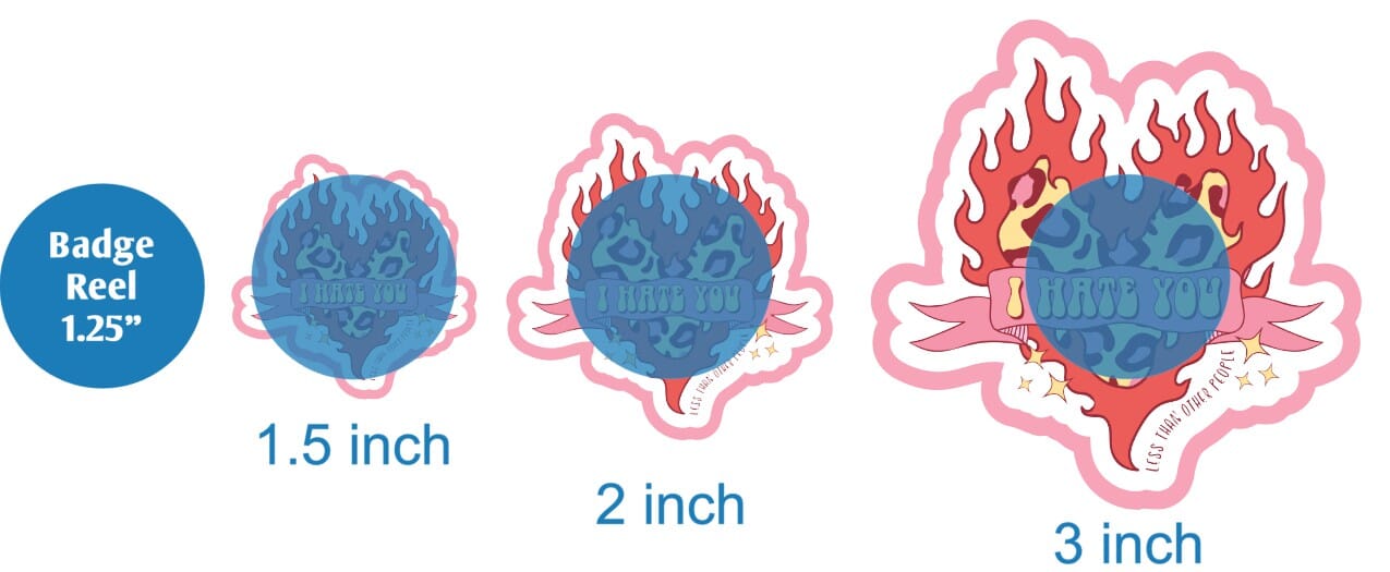 I Hate You - DECAL AND ACRYLIC SHAPE #DA01738