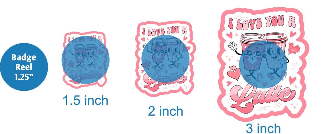 I Love You A Latte - DECAL AND ACRYLIC SHAPE #DA01681