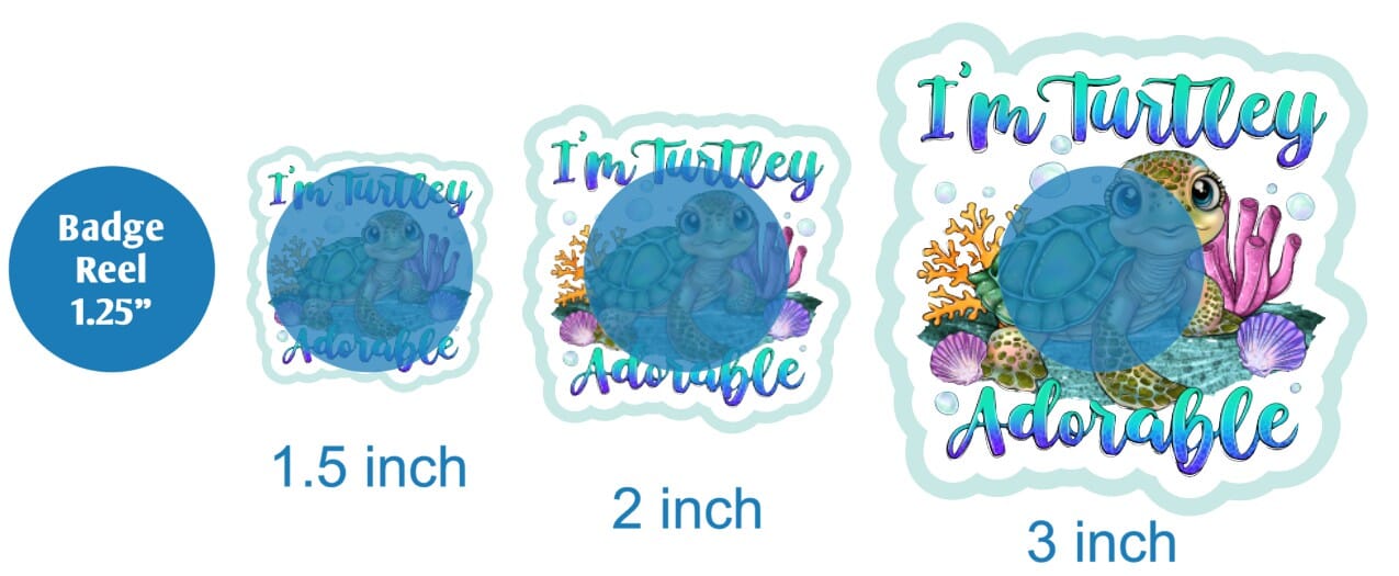 Im Turtley Awesome - DECAL AND ACRYLIC SHAPE #DA02121